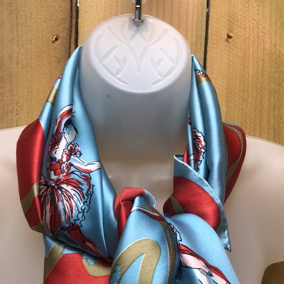 The Dance Silk Hand-rolled Rectangular Scarf - Picture 4 of 10